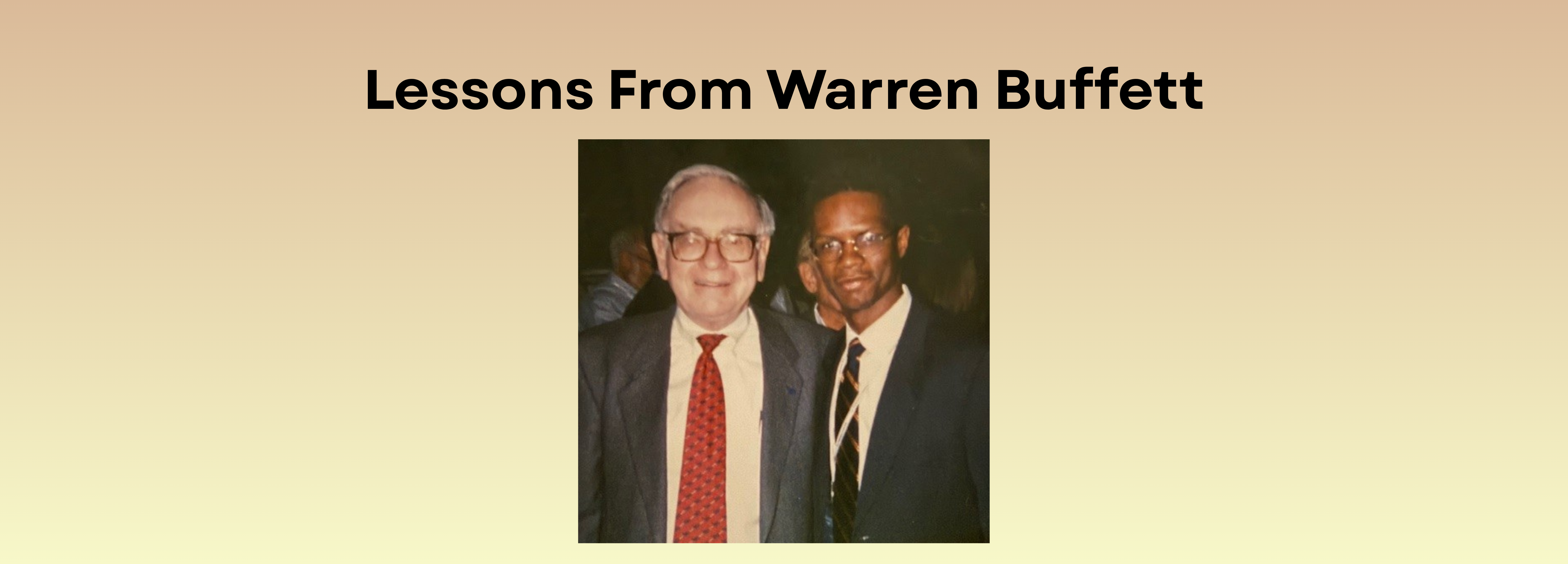 Warren Buffett’s Timeless Lessons That Helped Shape Ocean Park Investments