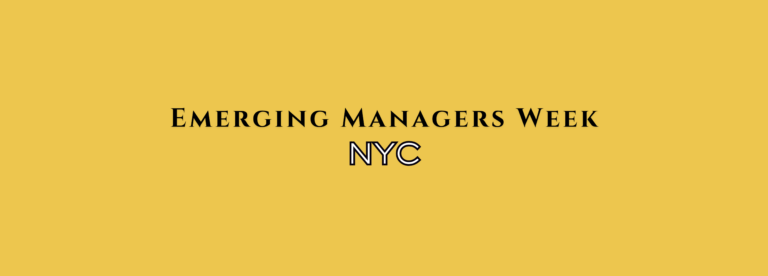 Affinity Groups Applaud Emerging Managers Week Expanding Access For Emerging & Diverse Managers